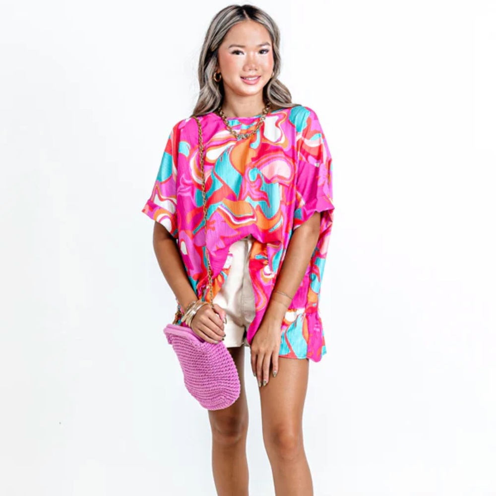 Fun Colorful Boutique Top